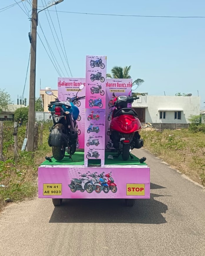 Fascino Bike Showcase Event through Van